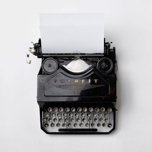 copywriter's old typewriter